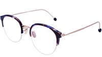 Unisex Half Rim Round Spectacle Frame. Multi Color &Gold Color Frame.