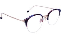 Unisex Half Rim Round Spectacle Frame. Multi Color &Gold Color Frame.