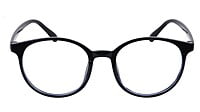 Unisex Round Spectacle Frame For Kids & Teens. Black Frame. Age-(12-15Yrs)