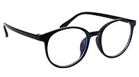 Unisex Round Spectacle Frame For Kids & Teens. Black Frame. Age-(12-15Yrs)