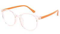 Unisex Round Spectacle Frame For Kids & Teens. Transparent Rim. Age-(12-15Yrs)