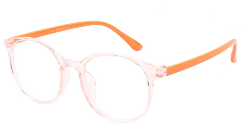 Unisex Round Spectacle Frame For Kids & Teens. Transparent Rim. Age-(12-15Yrs)