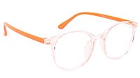 Unisex Round Spectacle Frame For Kids & Teens. Transparent Rim. Age-(12-15Yrs)