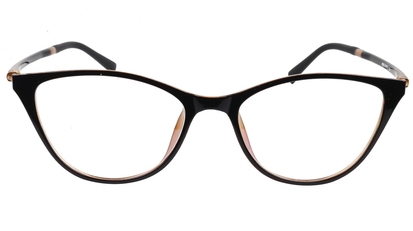 Brown Half Frame Cat Eye Reading Glasses REDEX STYLISH RECTANGULAR