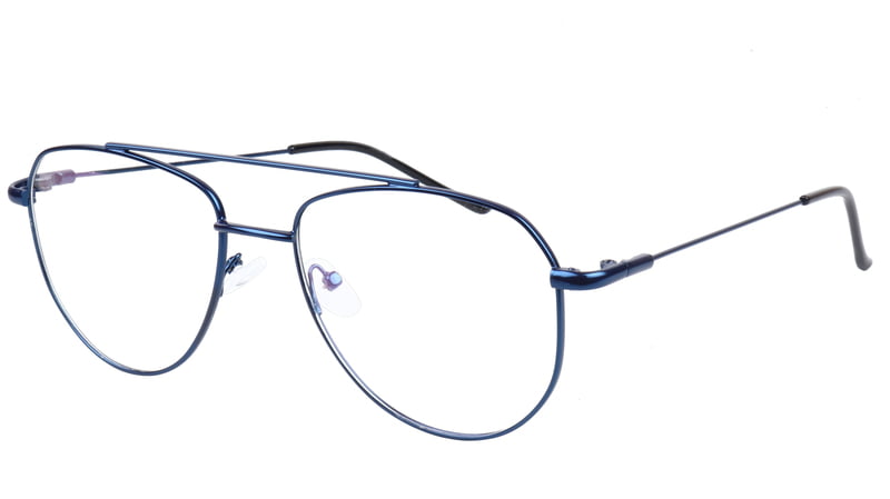 Unisex Aviator Spectacle Frame. Blue Frame. Size-Medium Unisex Aviator Spectacle Frame. Blue Frame. Size-Medium